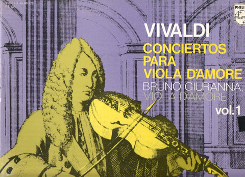 Disco/Vinilo-LP: VIVALDI - Conciertos para Viola d,Amore  Volumen 1 (Philips)