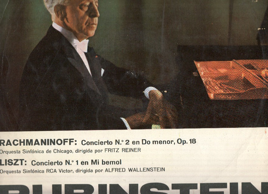 Disco/Vinilo-LP: RUBINSTEIN - Rachmaninoff y Liszt (RCA)