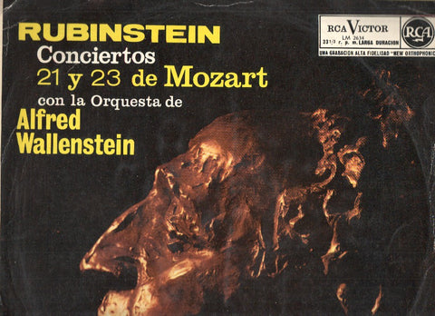 Disco/Vinilo-LP: MOZART  - Conciertos 21 y 23 / RUBINSTEIN (RCA)