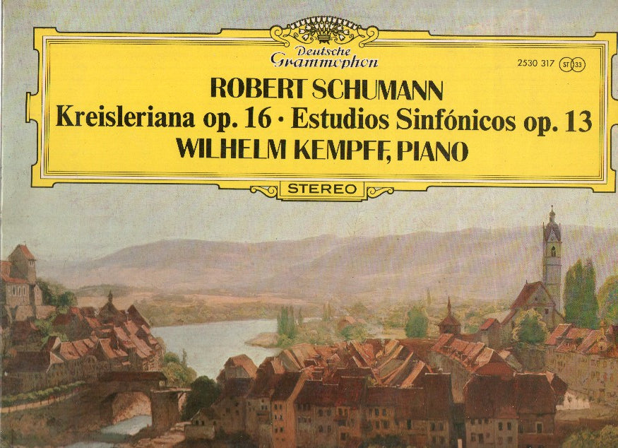 Disco/Vinilo-LP: SCHUMANN - Kreisleriana Op.16 y Estudios Sinfonicos Op.13 (Deustche Gramophon)