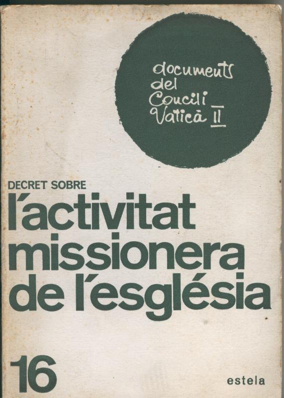 Decret sobre l activitat missionera de l esglesia
