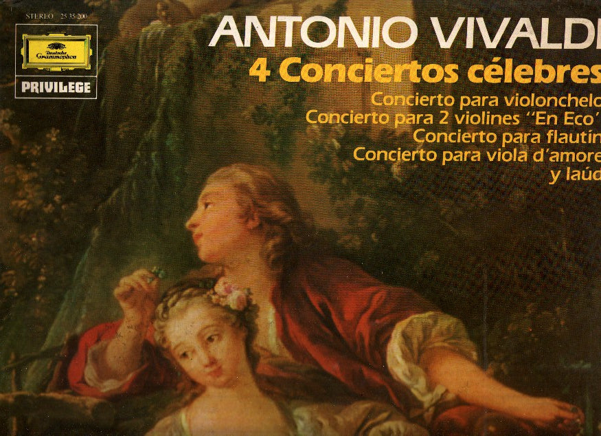 Disco/Vinilo-LP: VIVALDI - 4 Conciertos Celebres (Deutsche Grammophon)