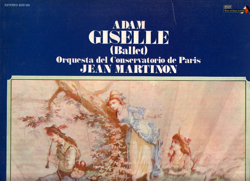 Disco/Vinilo-LP: Ballet ADAM GISELLE - Orquesta del Conservatorio de Paris y Jean Martinon (DECCA)