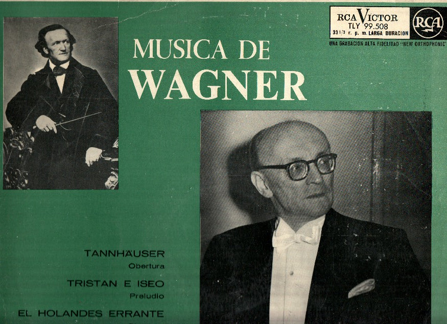 Disco/Vinilo-LP: MUSICA DE WAGNER - Tannhauser, Tristan e Iseo / Orquesta de la Opera de Berlin (RCA)