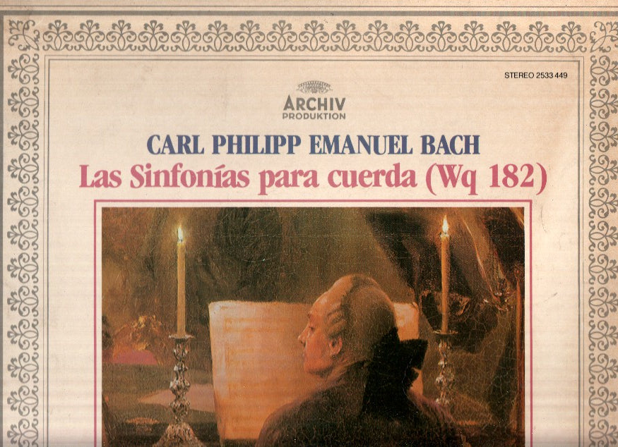 Disco/Vinilo-LP: Carl Philipp Emanuel BACH - Las Sinfonias para cuerda Wq 182 (Archiv Produktion)