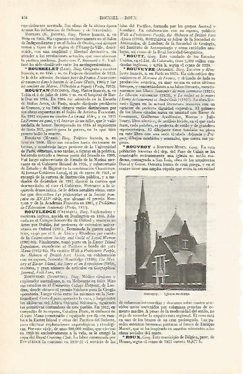 LAMINA ESPASA 14022: Iglesia de Rouvroy Francia