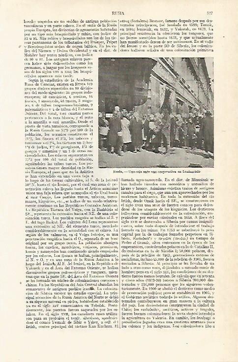LAMINA ESPASA 14030: Cooperativa en Leningrado actual San Petersbburgo