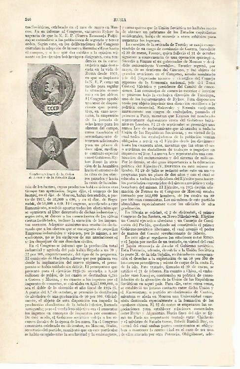 LAMINA ESPASA 14036: Condecoraciones de la Orden de Lenin y de la Estrella Roja
