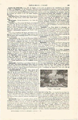 LAMINA ESPASA 14042: Vista parcial de S Agaro Gerona