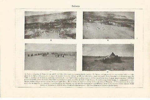 LAMINA ESPASA 14048: imagenes del Sahara