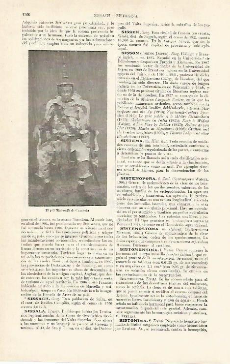 LAMINA ESPASA 14129: El rey Sisowath de Camboya