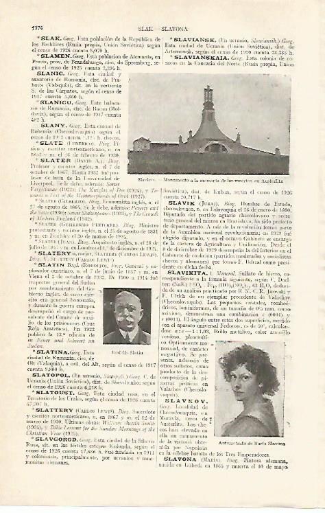 LAMINA ESPASA 14131: Monumento a los muertos de Austerlitz en Slavkov Chequia