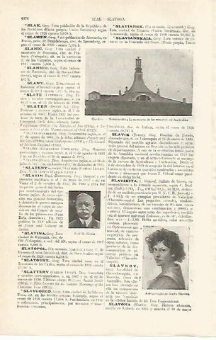 LAMINA ESPASA 14131: Monumento a los muertos de Austerlitz en Slavkov Chequia