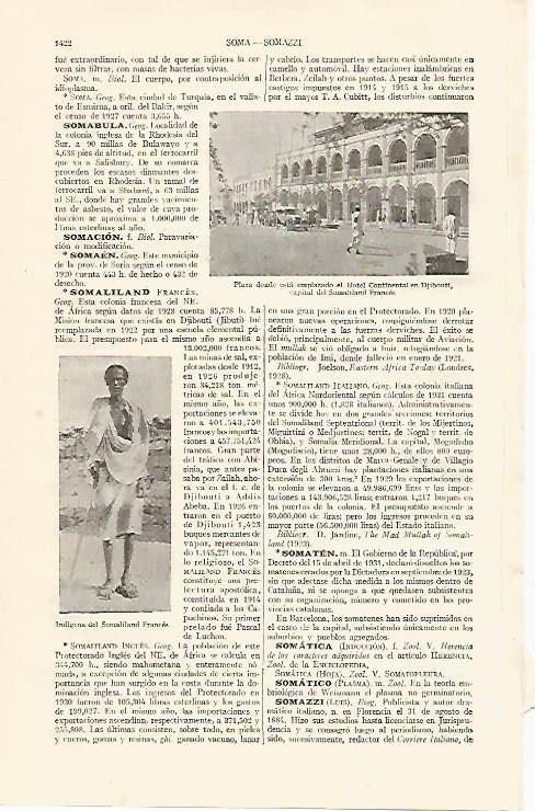 LAMINA ESPASA 14137: Hotel Continental en Djibouti Somallia