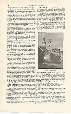 LAMINA ESPASA 14138: Vista de Sopron Hungria