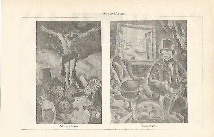 LAMINA ESPASA 14144: Cristo y mascaras y Armador ingles por A. Souto