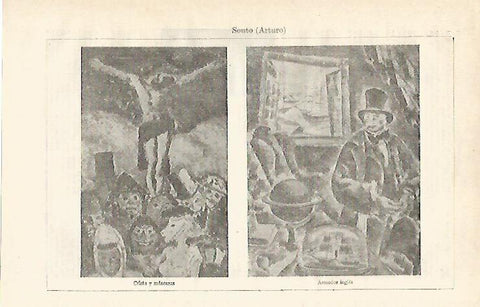 LAMINA ESPASA 14144: Cristo y mascaras y Armador ingles por A. Souto