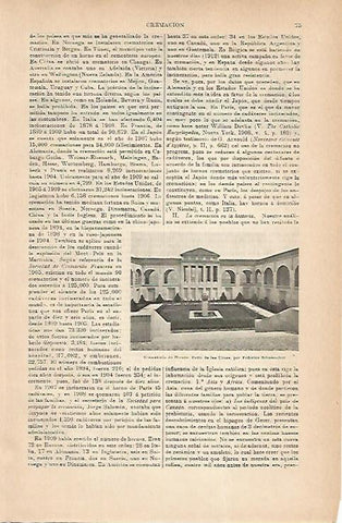 LAMINA ESPASA 14169: Patio de las Urnas del Crematorio de Dresde
