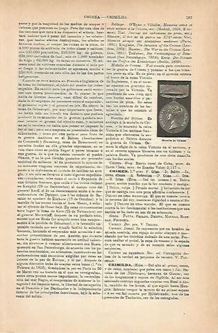 LAMINA ESPASA 14193: Medalla de Crimea