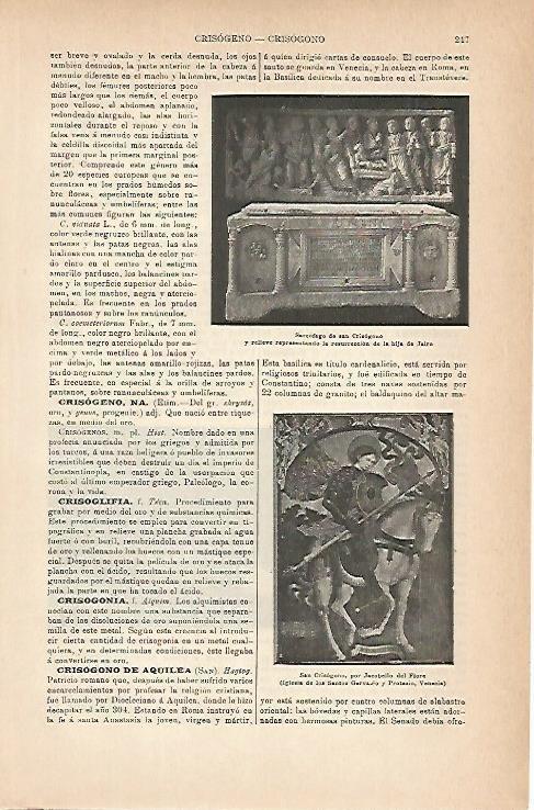 LAMINA ESPASA 14203: Sarcofago de San Crisogono