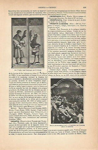 LAMINA ESPASA 14205: San Crispin y San Cipriano