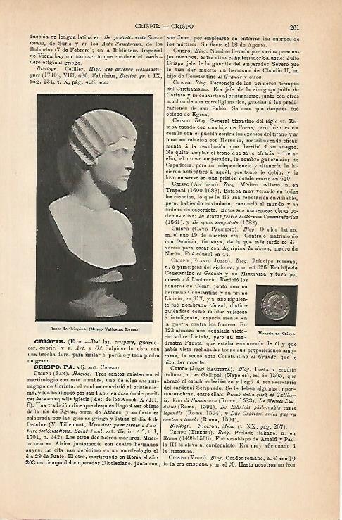 LAMINA ESPASA 14206: Busto de Crispina