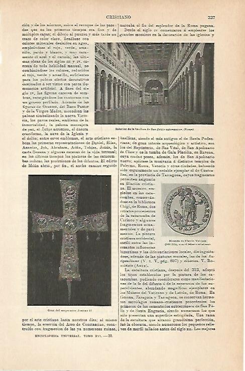 LAMINA ESPASA 14220: Cruz del empeerador Justino II