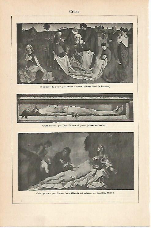 LAMINA ESPASA 14230: Imagenes de Cristo 