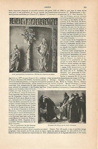 LAMINA ESPASA 14232: Cristo apareciendose a la Magdalena