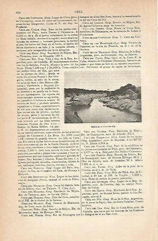 LAMINA ESPASA 14286: Baños de la Cruz del Eje Argentina