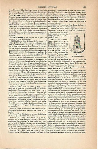 LAMINA ESPASA 14309: Escudo de El Cubillo del Campo Burgos
