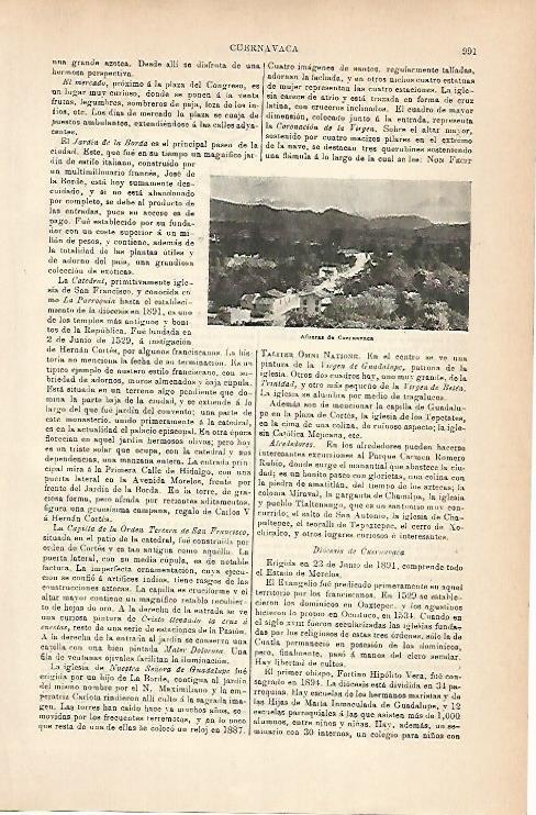 LAMINA ESPASA 14336: Afueras de Cuernavaca Mejico