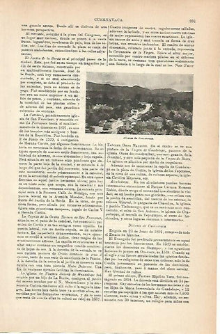 LAMINA ESPASA 14336: Afueras de Cuernavaca Mejico