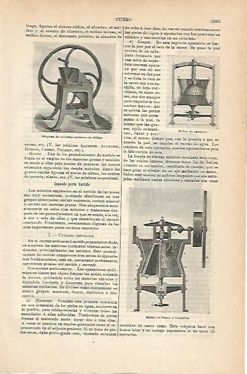 LAMINA ESPASA 14342: Maquina de cuchillas molino de campana y molino de Pintus y Compañia