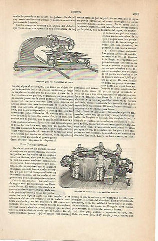LAMINA ESPASA 14344: Maquina para dar flexibilidad al cuero
