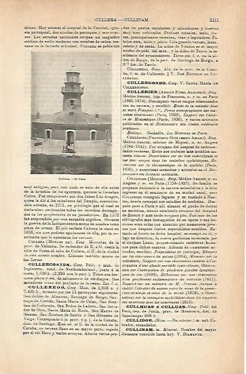 LAMINA ESPASA 14360: Faro de Cullera Valencia