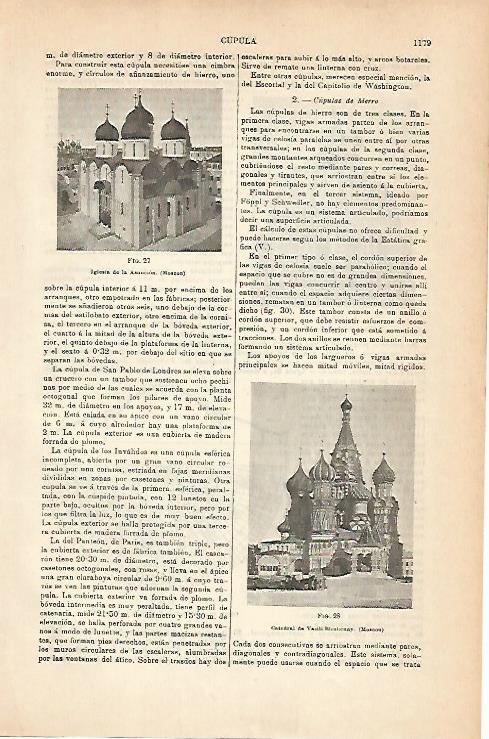 LAMINA ESPASA 14369: Iglesia de la Asuncion en Moscu