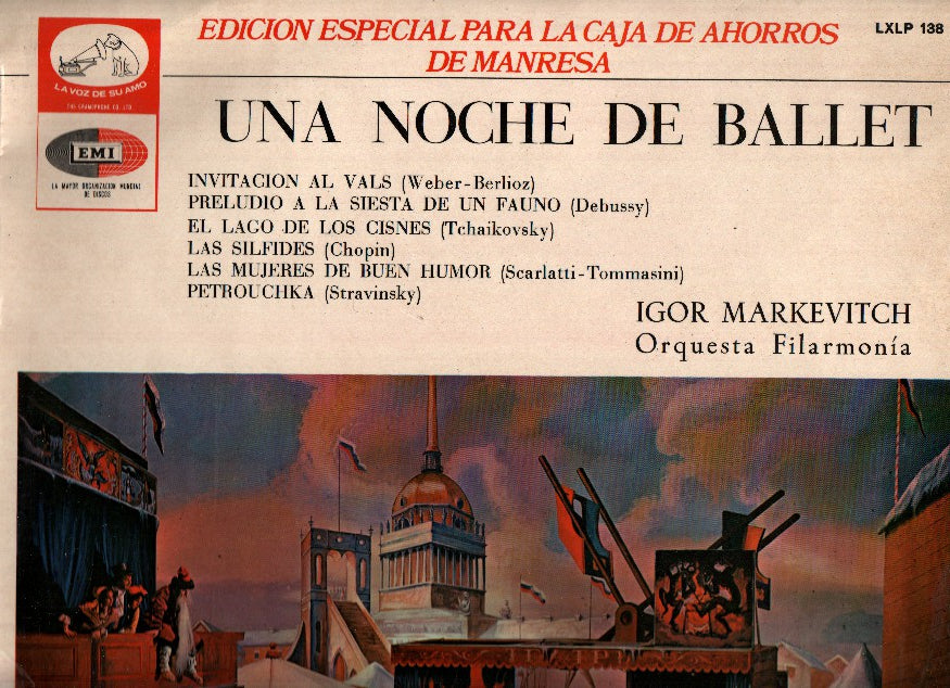 Disco/Vinilo-LP: UNA NOCHE DE BALLET - Igor Markevitch (EMI)