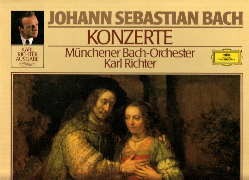 Disco/Vinilo-LP: BACH / KARL RITCHER : Konzerte: Para Cembalo, Violin y Oboe (ESTUCHE 2 VINILOS)