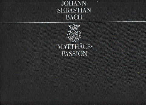 Disco/Vinilo-LP: BACH: MATTHAUS-PASSION (4 VINILOS)