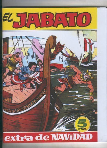 El Jabato facsimil (portada carton algo rigido) extra de Navidad: La bahia de los eternos hielos