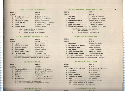 Disco/Vinilo-LP: SELECCIONES MUSICALES HISPANOAMERICANAS - Recopilatorio 12 discos (RCA Readers Digest)