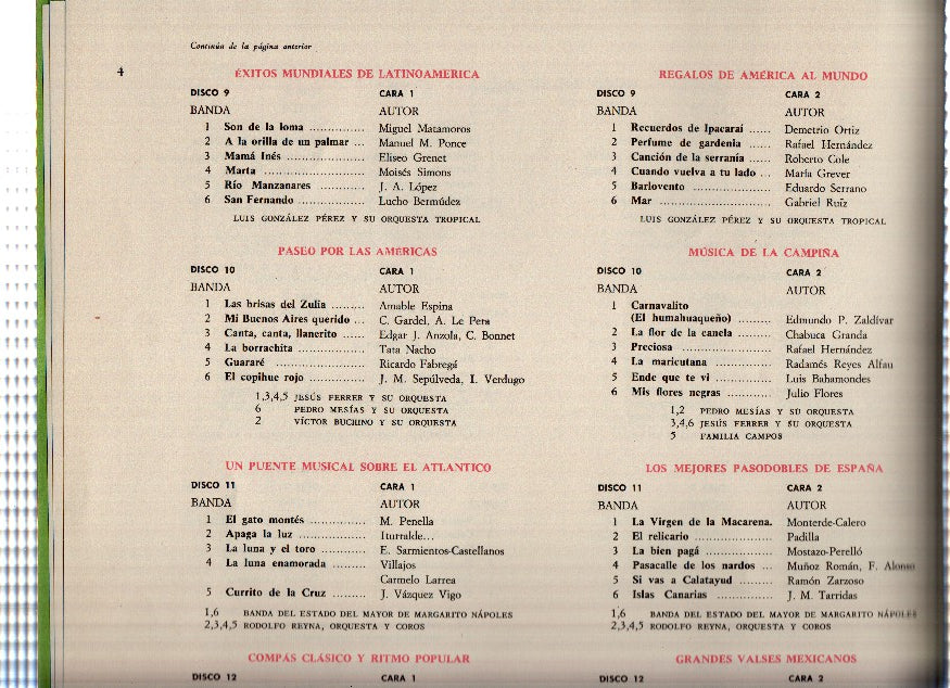 Disco/Vinilo-LP: SELECCIONES MUSICALES HISPANOAMERICANAS - Recopilatorio 12 discos (RCA Readers Digest)