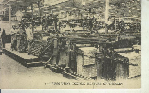 Postal 011122: Filature et tissage