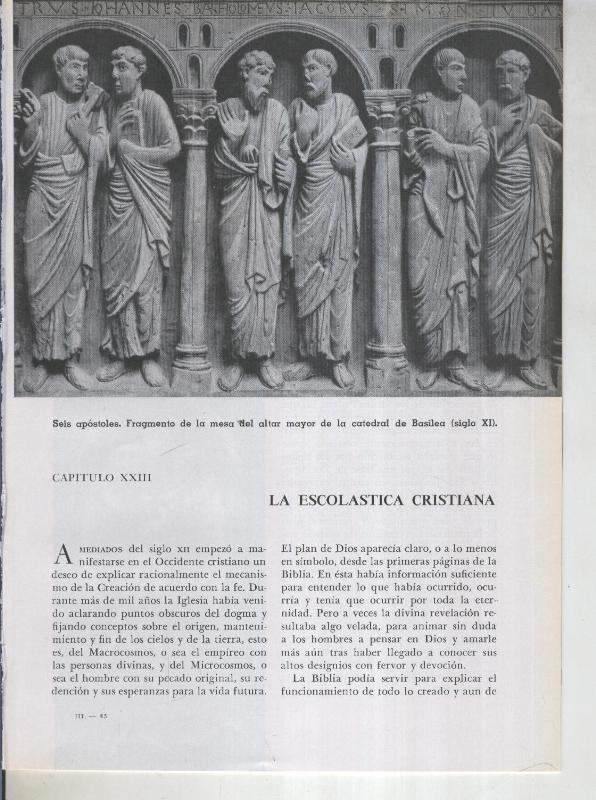 Historia del Mundo bloque 23: La escolastica cristiana
