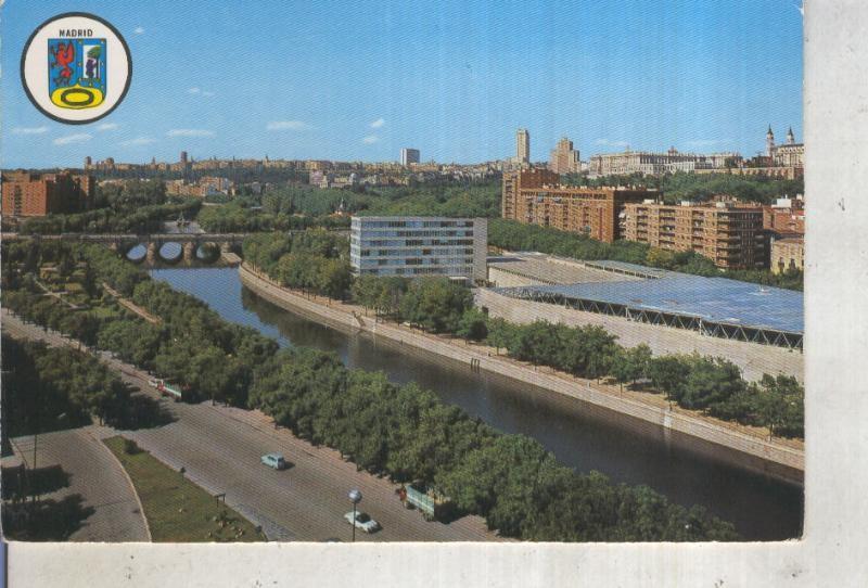 Postal 013231: Rio Manzanares y Puente de Segovia en Madrid