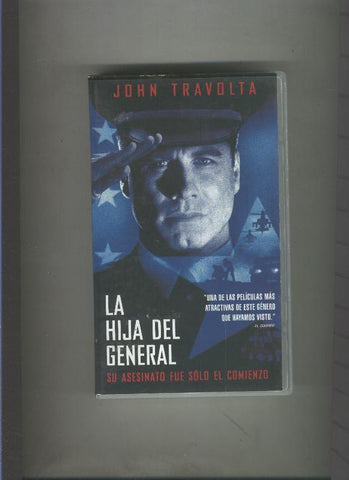 Video VHS: La hija del general (John Travolta)