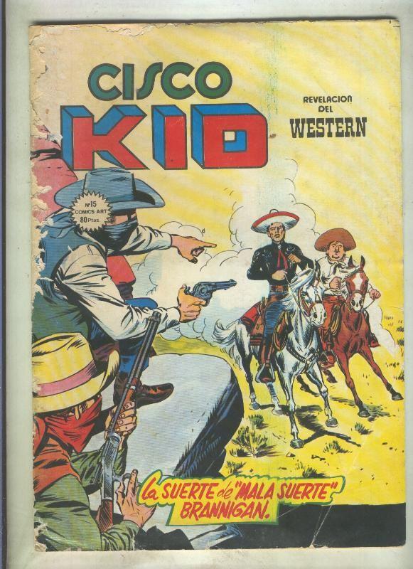 Cisco Kid numero 15 (numerado 1 en trasera)