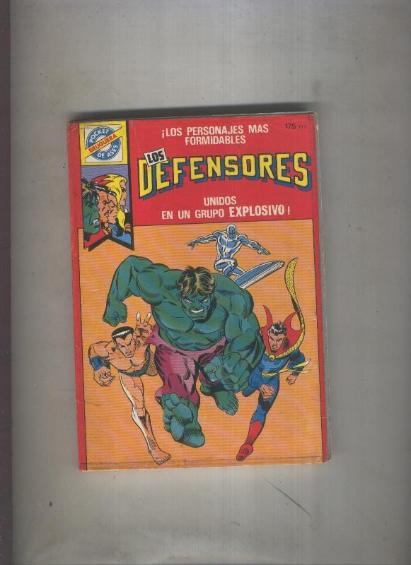 Pocket de Ases numero 35: Los Defensores (numerado 3 en trasera)