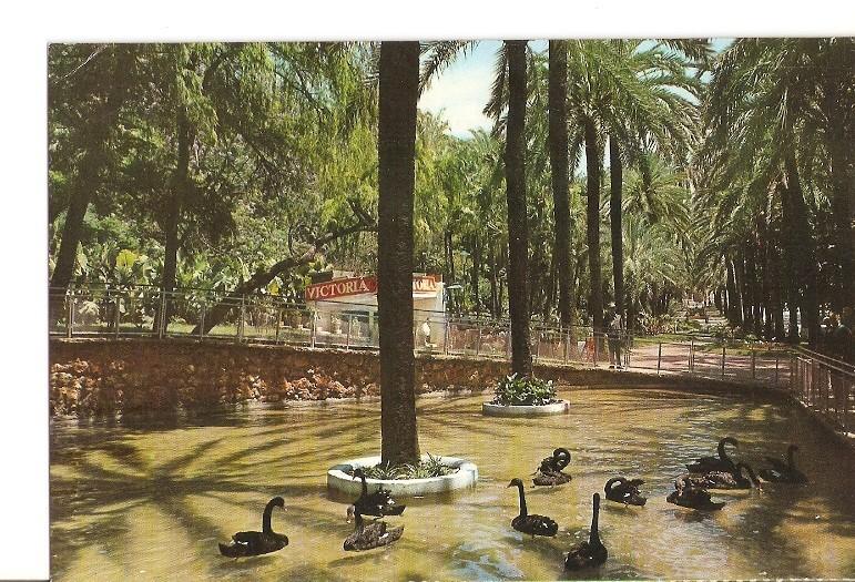Postal 022736 : Paseo del parque - Malaga